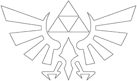 Printable Zelda Pumpkin Stencil