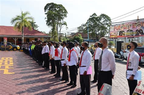 Siapkan Kamtibmas Polres Kobar Gelar Apel Sarpras Dan Personel