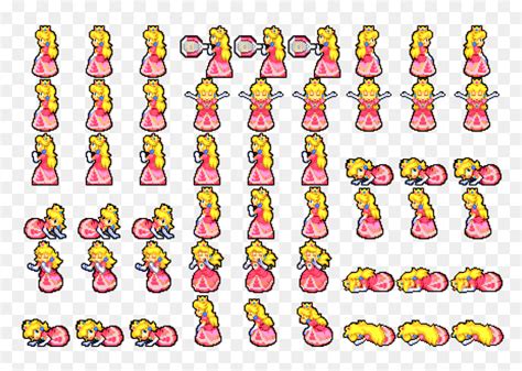 Princess Peach Sprites DeviantART