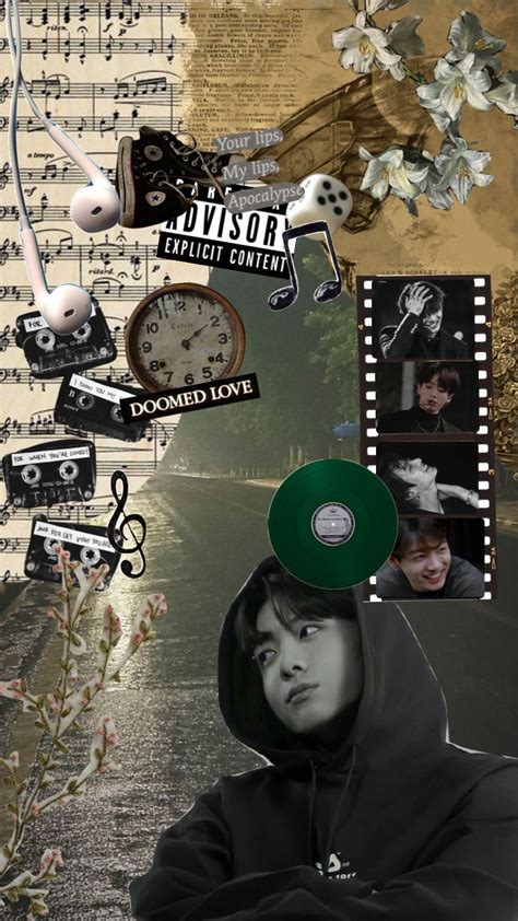 Bts Aesthtic Jungkook Btsjungkook Collage Vintage Love