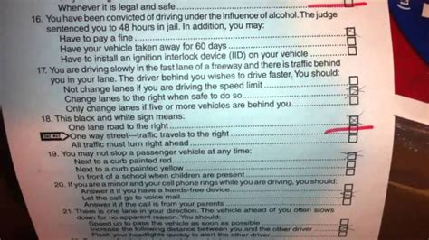 Dmv Written Test Cheat Sheet California Hallie