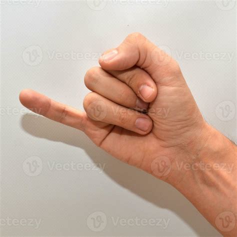 Letter J In American Sign Language Asl Stock Photo At Vecteezy