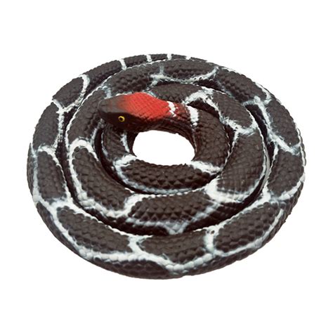 Hapeisy Realistic Fake Snakes Rubber Snakes Toys For Pranks Halloween