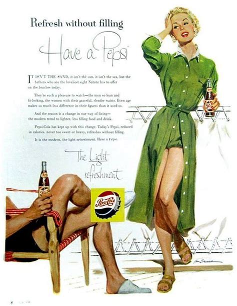 Refreshing Vintage Pepsi Cola Ad