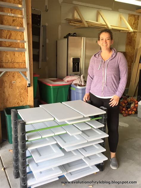 Diy Drying Rack For Painted Cabinet Doors Cabinet Door Drying Rack