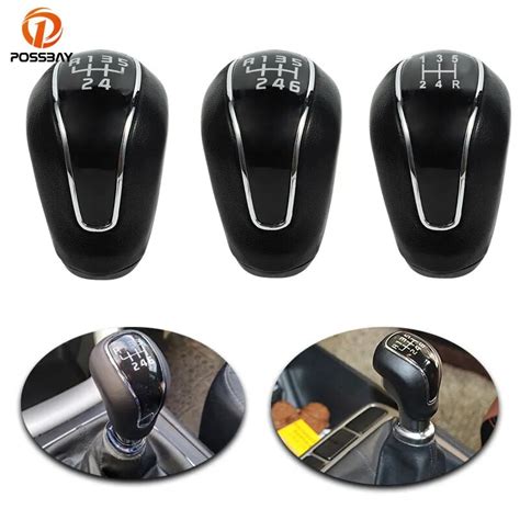 Car Leather Gear Shift Knob Lever Stick Shifter For Kia Cerato Ceed K