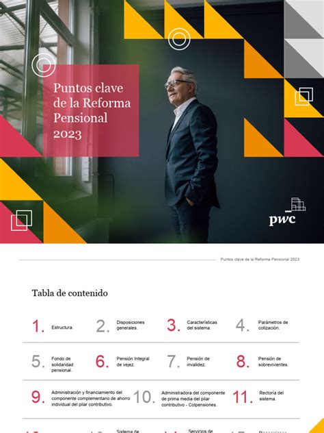 Puntos Clave De La Reforma Pensional 2023 Pdf Pensión Salario