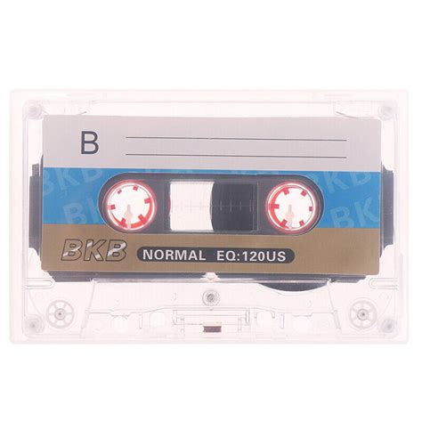 1pcs Standard Cassette Blank Tape Player Empty 60 Minutes Magnetic