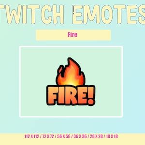 Twitch Emote Fire Meme Funny Meme Emote Cartoon Meme Emote Streamer