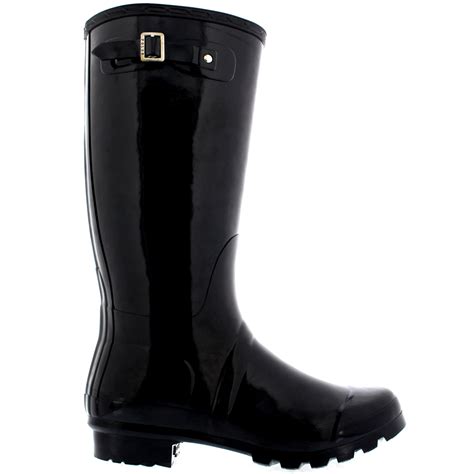 Ladies Dog Walking High Wellies Tall Long Wellingtons Waterproof Boots All Sizes | eBay