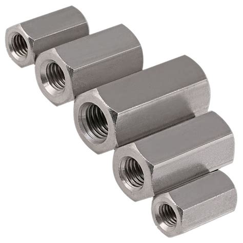 1 Inch Grade 8 Threaded Rod Coupler Nuts Long Hex Coupling Nut Bolt