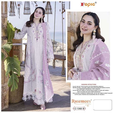 FEPIC ROSEMEEN 1368 COTTON PRINTED PAKISTANI SUITS SUPPLIER IN SURAT