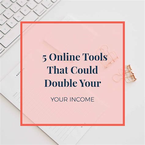 5 Online Tools That Could Double Your Income - Jennie Lyon Digital