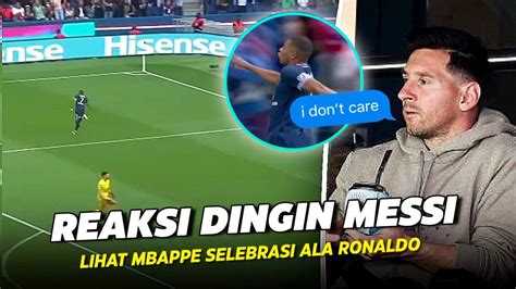 Ikuti Selebrasi Ronaldo Lihatlah Reaksi Lionel Messi Saat Melihat