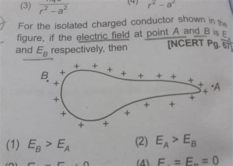 Answered 3 7 A For The Isolated Charged Conductor Shown In The Figure Kunduz