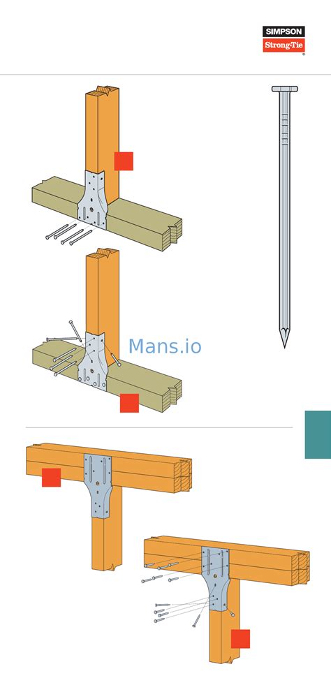 Simpson Strong Tie HU416 Installation Guide Online 97 112 570287