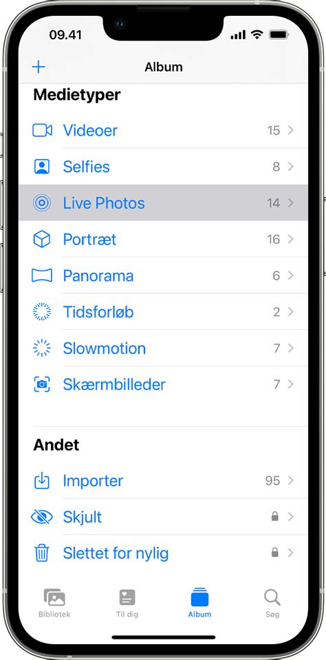 Tag Billeder Med Live Photos Og Rediger Dem Apple Support DK