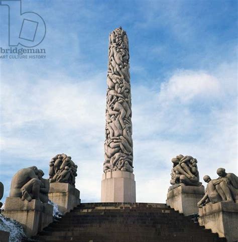 Image Of Human Pyramid By Adolf Gustav Vigeland