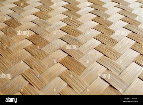 Woven Bamboo Strips For Background Texture Stock Photo Alamy