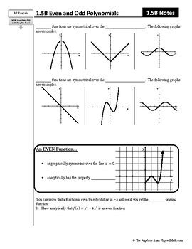 AP PreCalculus Topic 1 5 Polynomial Functions And Complex Zeros Part B