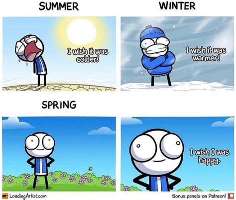 The Seasons Humor Invierno Verano