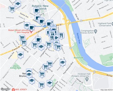 Rutgers New Brunswick Campus Map - Maping Resources