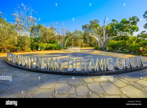 Western Australian Botanic Garden Entry Hi Res Stock Photography And