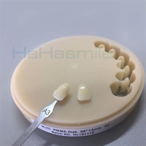 Multi PMMA Application Dental CAD CAM Model Temporary Crowns And