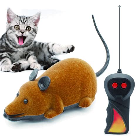 Rat N De Juguete Inal Mbrico Con Control Remoto Para Gatos Juguete De