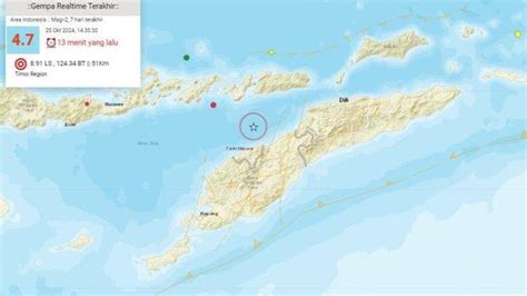 Gempa Baru Saja Terjadi Siang Tadi Jumat Oktober Cek Lokasi