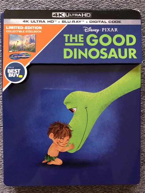 DISNEYS THE GOOD DINOSAUR 4K UHD BLU RAY STEELBOOK Hobbies Toys