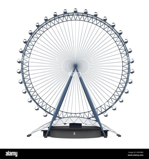 Ferris Wheel Isolated Stock Photo Alamy