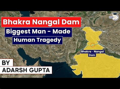Bhakra Nangal Dam Map Bhakra Nangal Dam: The Second Tallest Dam In