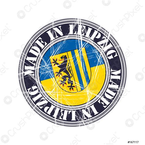 Leipzig Rubber Stamp Stock Vector Crushpixel