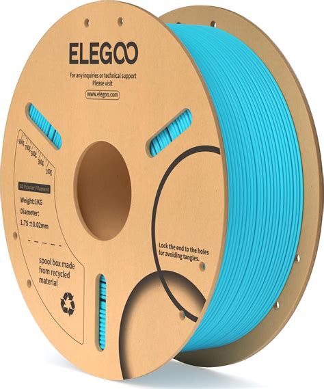 Elegoo Pla Filament Mm Sky Blue Kg D Printer Filament Dimensional