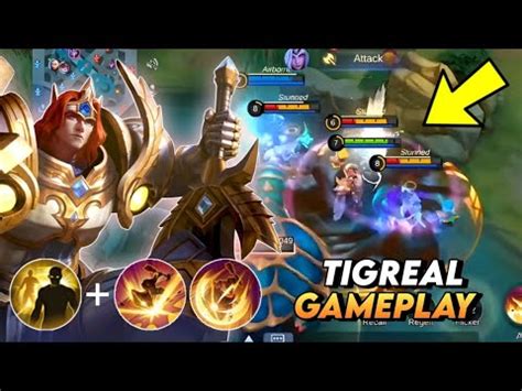 Tigreal New Best Rotation In Solo Rank Tigreal Gameplay Best Build