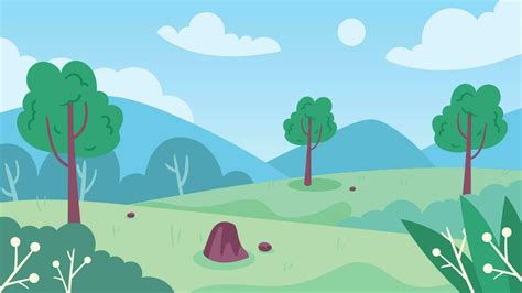 Beautiful hill view vector illustration background 24555763 Vector Art ...