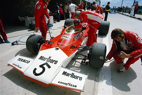 Classic F1 Photos Emerson Fittipaldi McLaren Ford M23 1974 Belgian