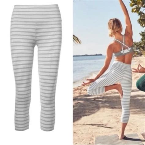 Athleta Pants Jumpsuits Athleta High Rise Heather Stripe