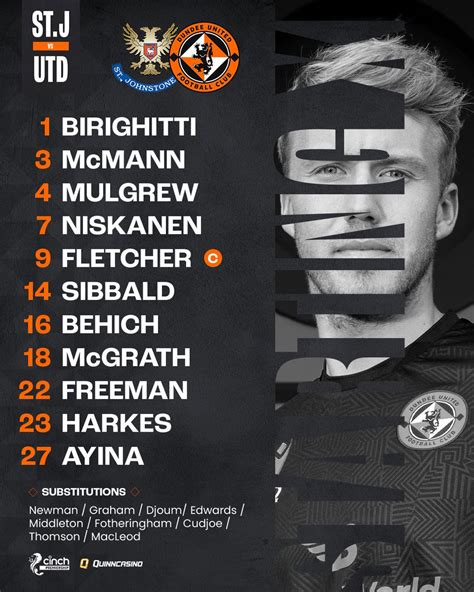 Dundee United Fc On Twitter Introducing Our To Face