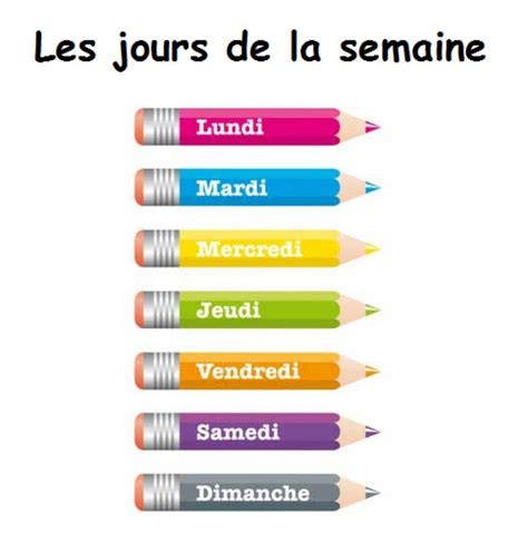 Les jours de la semaine online worksheet for primaria – Artofit