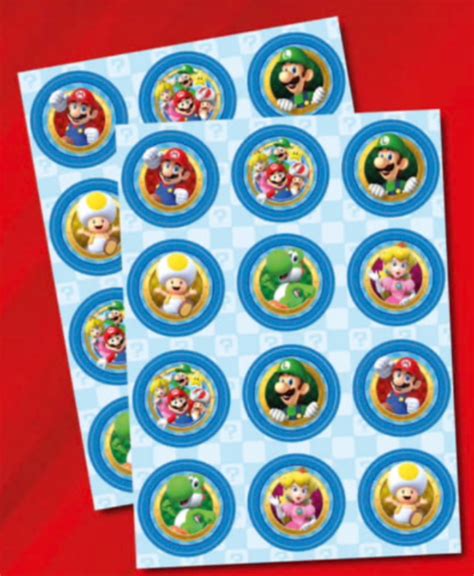 Stickers Mario Bross X Comprar En Paracelebrar