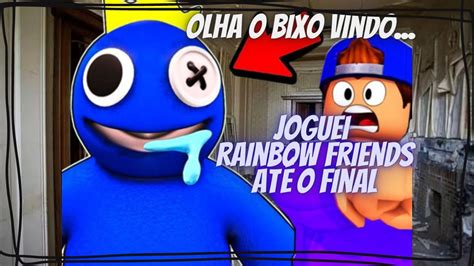 Roblox Joguei Rainbow Friends At O Final Veja Youtube