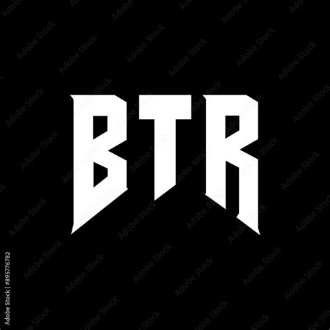 Btr Letter Logo Design For Technology Company Btr Logo Design Black