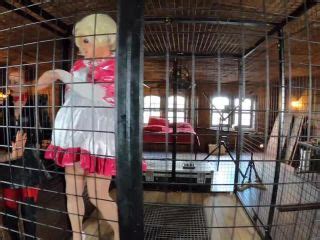 FemdomZzz Sissy Manor Ava Von Medisin Mistress Inka Caged And