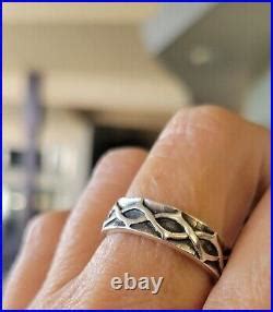 Retired James Avery Crown Of Thorns Eternity Band Ring Size Withja