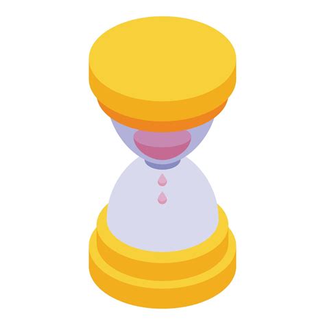 Hourglass Menopause Icon Isometric Vector Woman Hormone 15032924