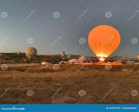 Cappadocia Hot Air Baloon Trip Turkey Editorial Photography Image Of