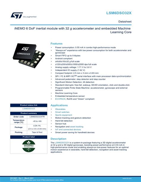 Stmicroelectronics Semiconductors Datasheets Mouser