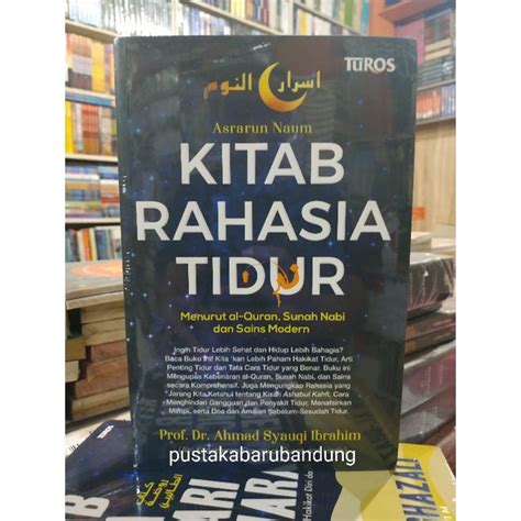 Jual Original Buku Kitab Rahasia Tidur Menurut Al Quran As Sunnah